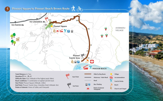 Pissouri brown trail